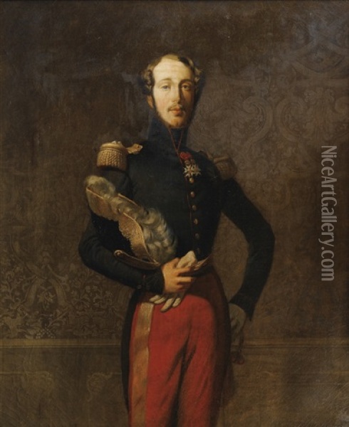 Le Duc D'orleans Oil Painting - Jean-Auguste-Dominique Ingres