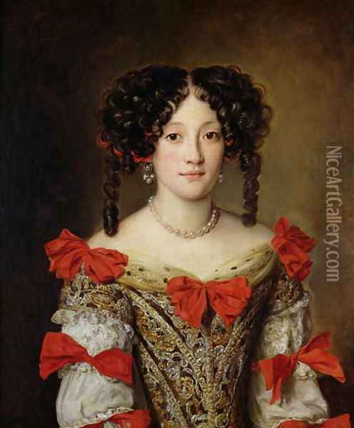 Portrait of a Woman Oil Painting - Jacob Ferdinand Voet