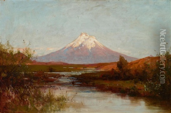 Mt. Shasta From Yreka Oil Painting - Thomas Hill