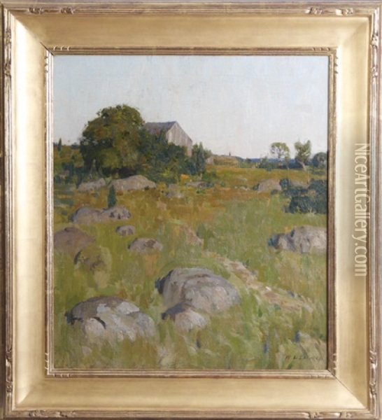 Rocky Pasture Oil Painting - William Langson Lathrop