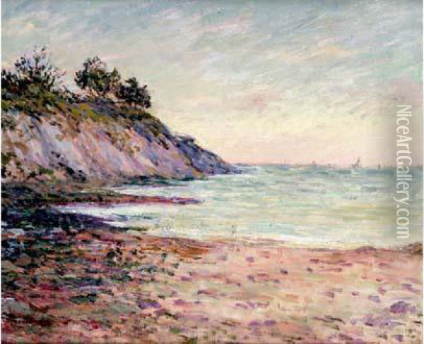 Saint-palais-sur-mer, Circa 1900 Oil Painting - Armand Guillaumin