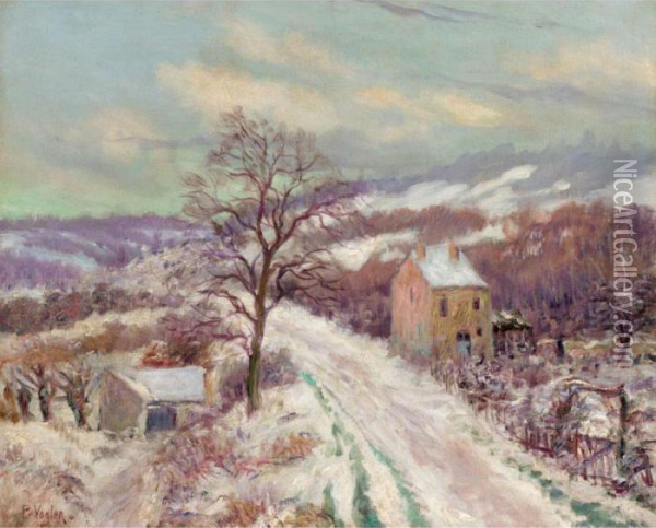 Paysage D'hiver Oil Painting - Paul Vogler
