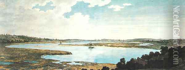 Medway near Sheerness Oil Painting - Jonathan Skelton