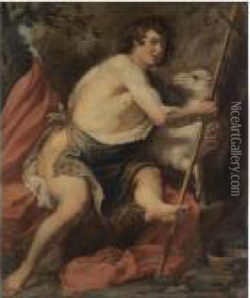 Saint John The Baptist Oil Painting - Jan Thomas Van Yperen