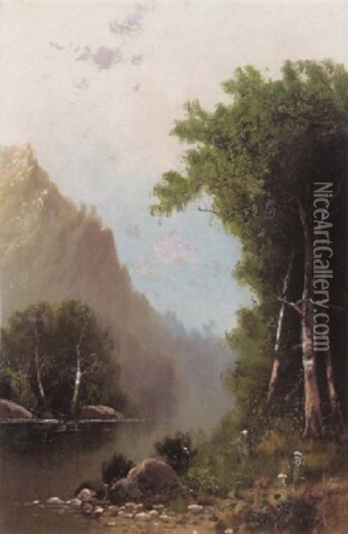 A California Landscape Oil Painting - Frederick Ferdinand Schafer