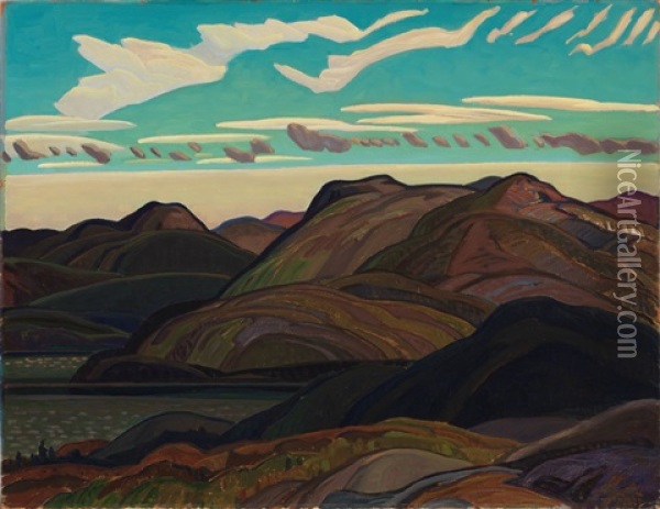 Late Evening Oil Painting - Franklin Carmichael