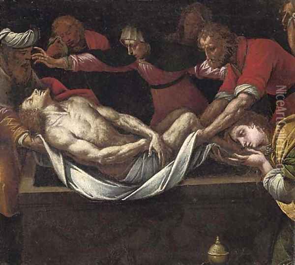 The Entombment Oil Painting - Bernardino Luini