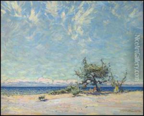 A Sandy Beach, Lake Ontario Oil Painting - James Edward Hervey MacDonald