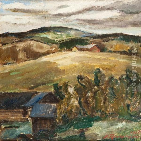 Landscape Oil Painting - Jalmari Ruokokoski