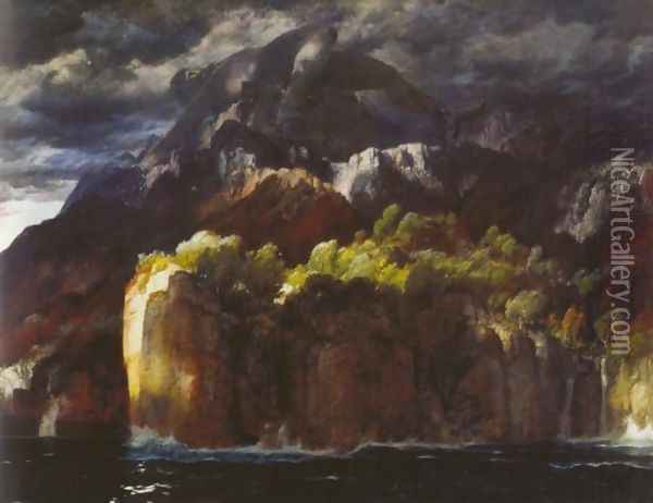 Prometheus Oil Painting - Arnold Bocklin