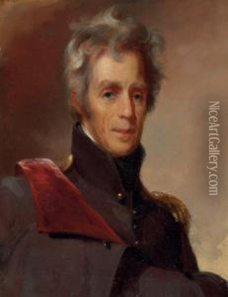 Andrew Jackson Oil Painting - Thomas Sully