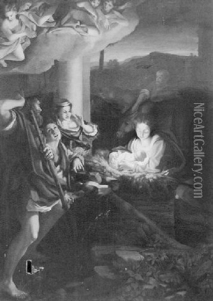 Nativity La Notte Oil Painting -  Correggio