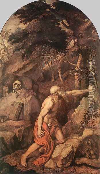 St Jerome 3 Oil Painting - Tiziano Vecellio (Titian)