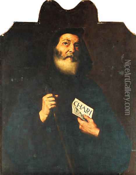 Saint Francis of Paola Oil Painting - Jusepe De Ribera, Lo Spagnoletto