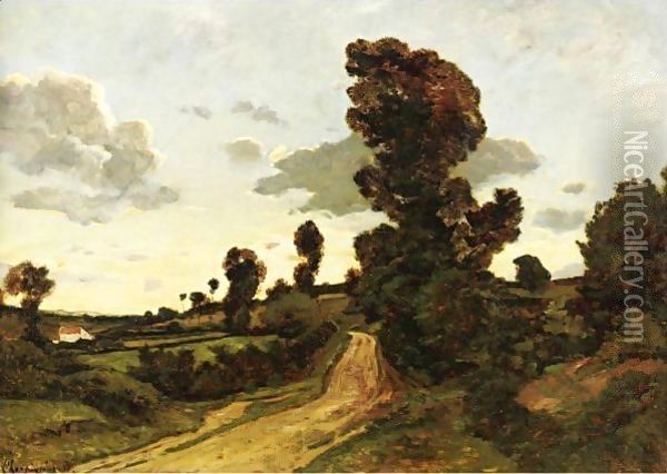 Paysage D'Ete Oil Painting - Henri-Joseph Harpignies