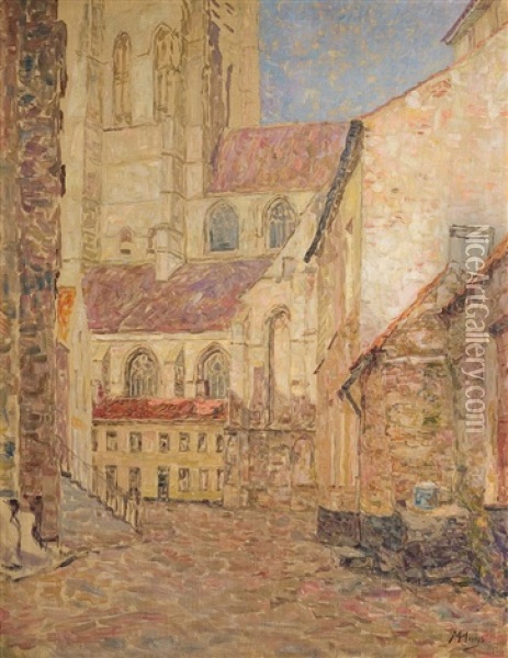 Pres De La Cathedrale Oil Painting - Modest Huys