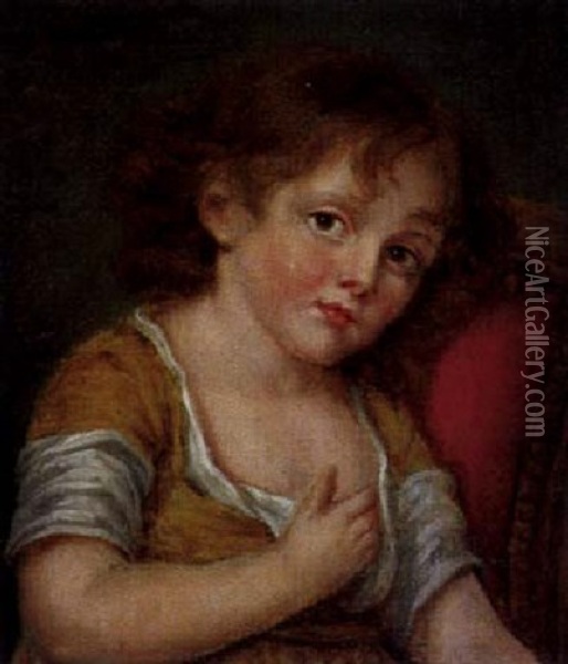 Kleines Madchen Oil Painting - Jean Baptiste Greuze