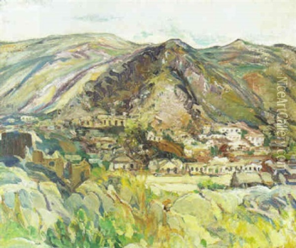 Bit Of Nogales Oil Painting - Charles Reiffel