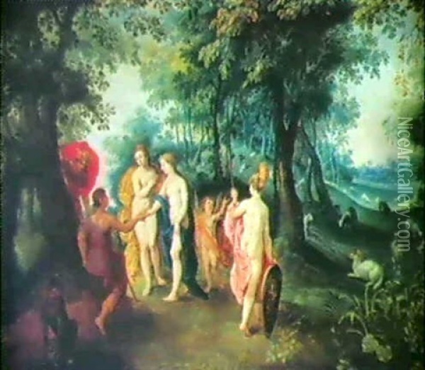 Prins Paris' Dom Oil Painting - Hendrik van Balen the Elder