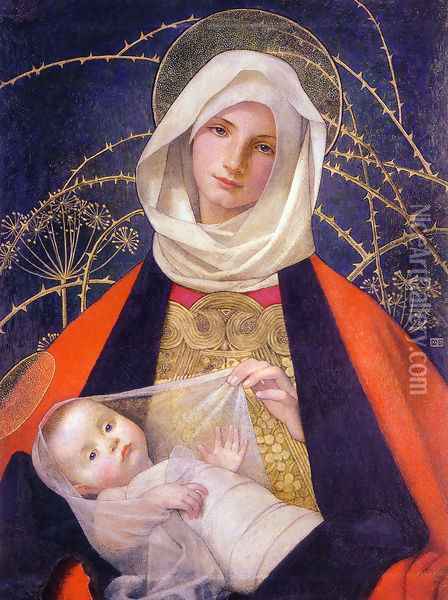 Madonna and Child Oil Painting - Marianne Preindelsberger Stokes
