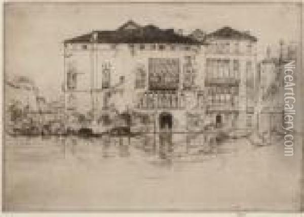 The Palaces Oil Painting - James Abbott McNeill Whistler