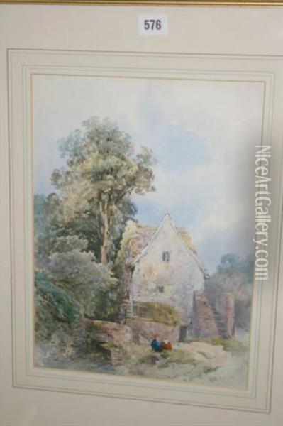 Rwa A Mill At Stapleton Oil Painting - Walter Arnee Frank