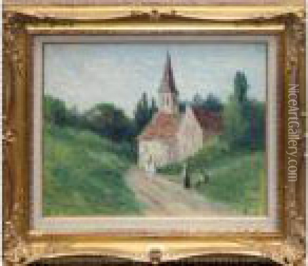 La Petite Chapelle Oil Painting - Maximilien Luce