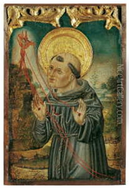 Die Stigmatisation Des Hl. Franziskus Von Assisi Oil Painting - Gabriel Maeleskircher
