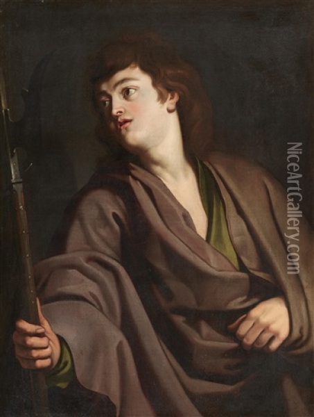 Saint Matthew The Evangelist Oil Painting - Jacob Jordaens