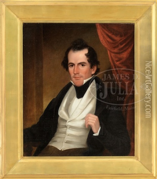 Portrait Of Colonel Edward A. Cabell Oil Painting - George Esten Cooke