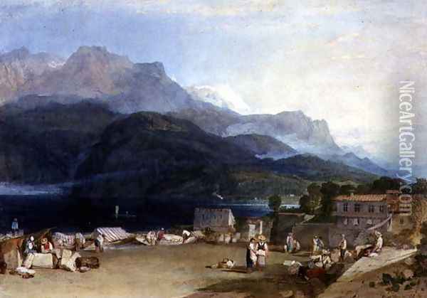 Lake of Brienz Oil Painting - Joseph Mallord William Turner