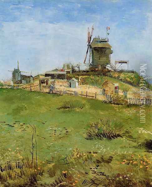 Le Moulin De La Galette VII Oil Painting - Vincent Van Gogh