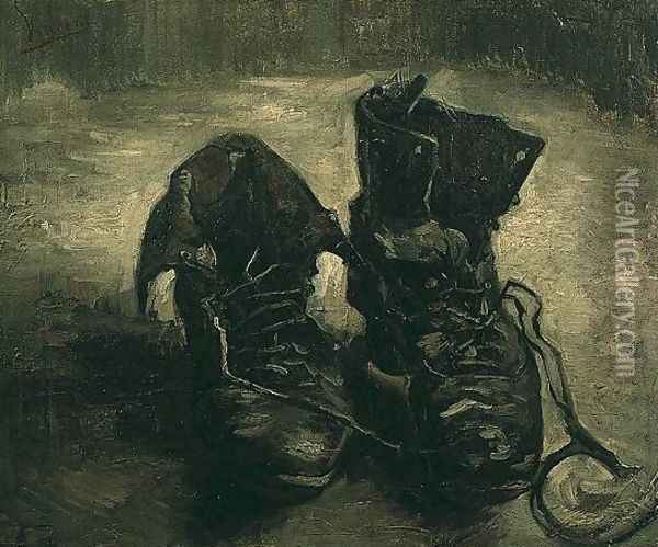 Pair Of Shoes A III Oil Painting - Vincent Van Gogh