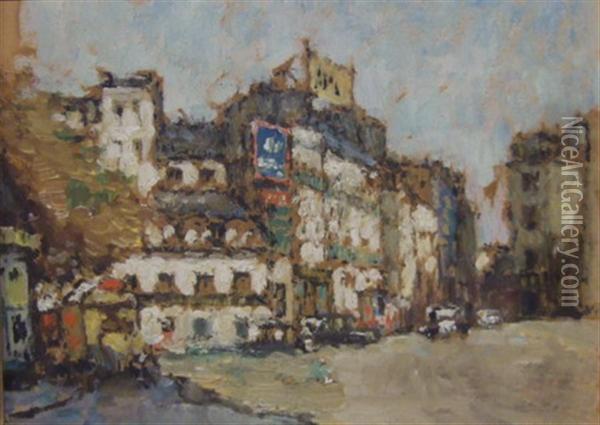 Bardee D'immeuble Oil Painting - Pierre Nilouss