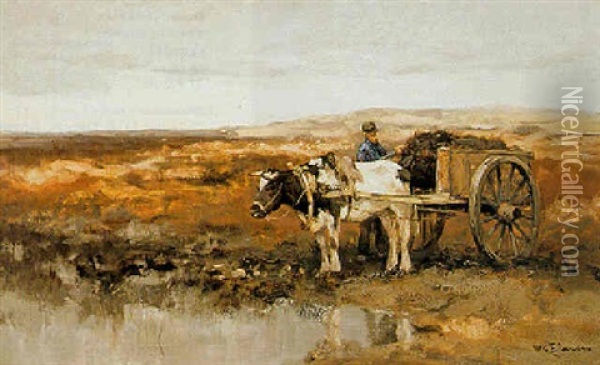 Loading The Cart Oil Painting - Willem George Frederik Jansen