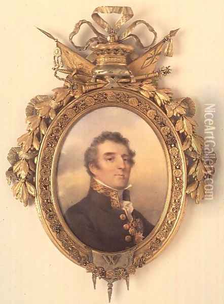 The Duke of Wellington Oil Painting - Jean-Baptiste Isabey