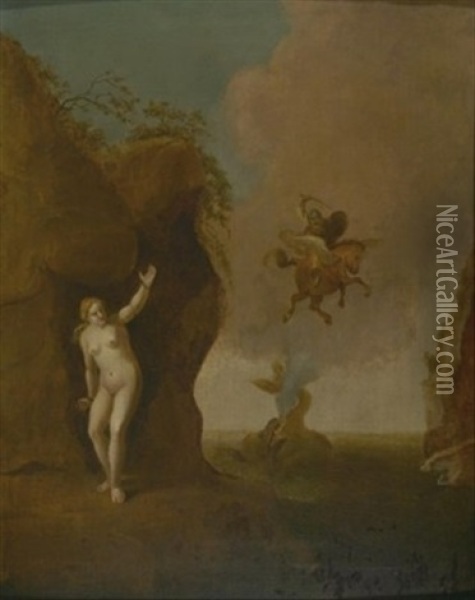 Perseus Befreit Andromeda Oil Painting - Abraham van Cuylenborch