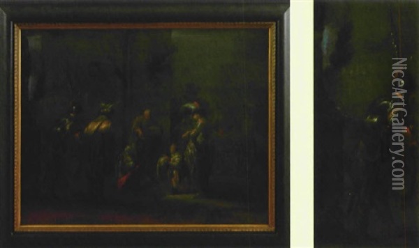 Der Apostel Philippus Tauft Den Eunuchen Oil Painting - Leonard Bramer