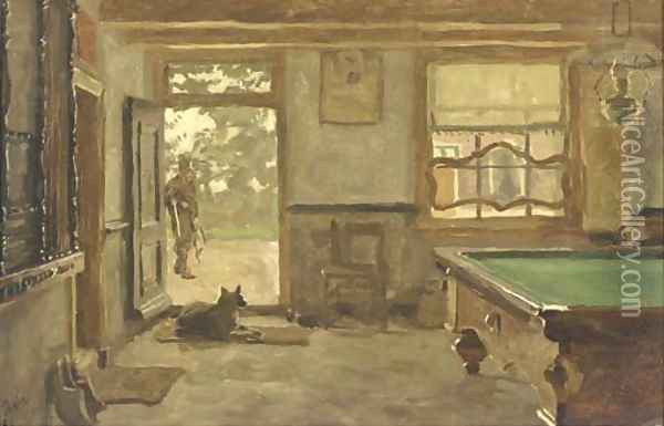 Gelagkamer at the inn Oil Painting - Willem Bastiaan Tholen