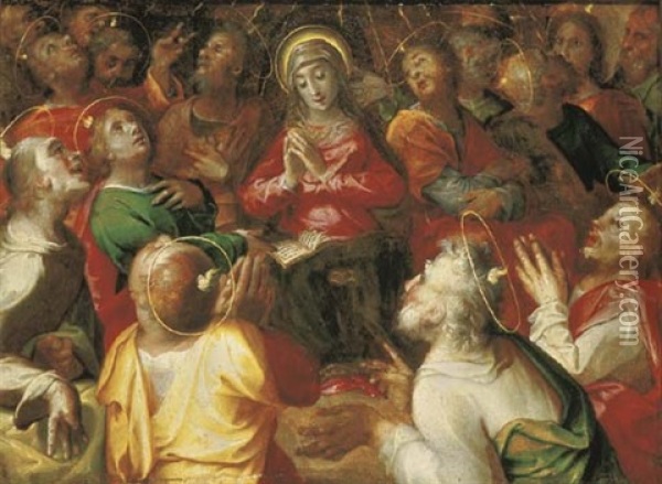 La Pentecoste Oil Painting - Bartolomeo Passarotti