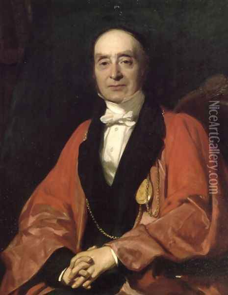 Sir Charles Lock Eastlake, PRA Oil Painting - John Prescott Knight
