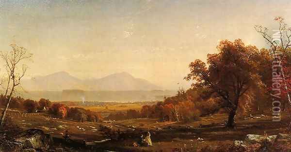 Lake George from Bolton Oil Painting - Alfred Thompson Bricher