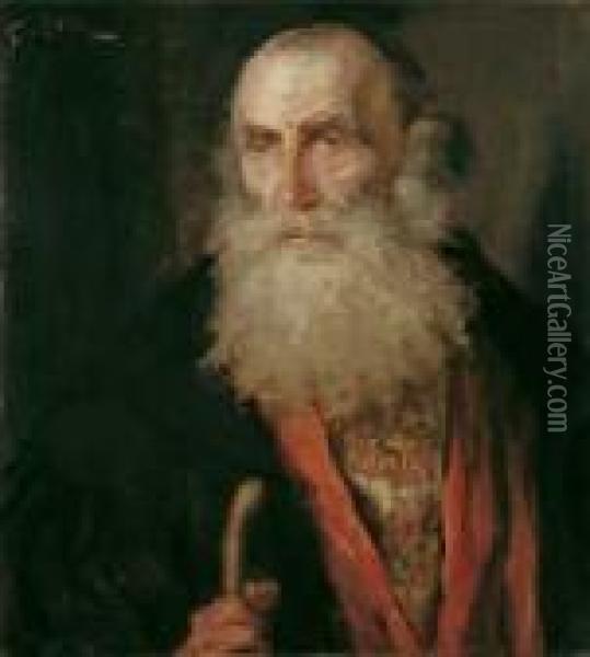 Der Patriarch. Oil Painting - Fritz von Uhde