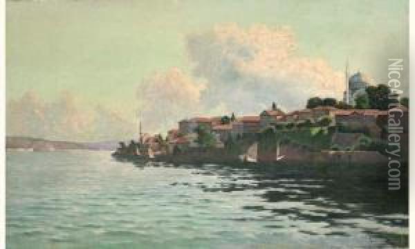 Istambul En 1893 Oil Painting - Joseph-Felix Bouchor