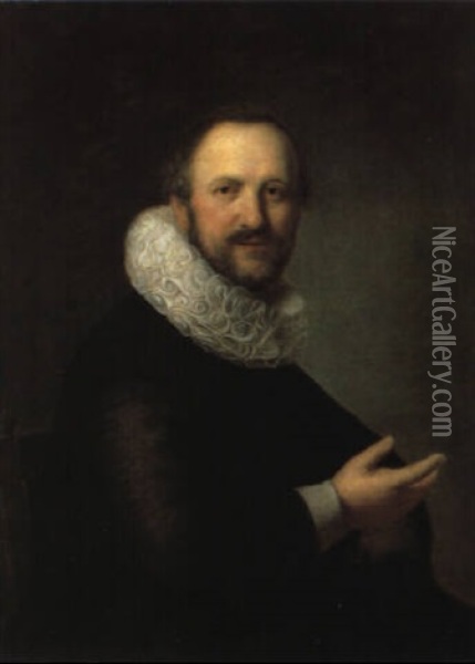 Bildnis Eines Herrn Oil Painting -  Rembrandt van Rijn