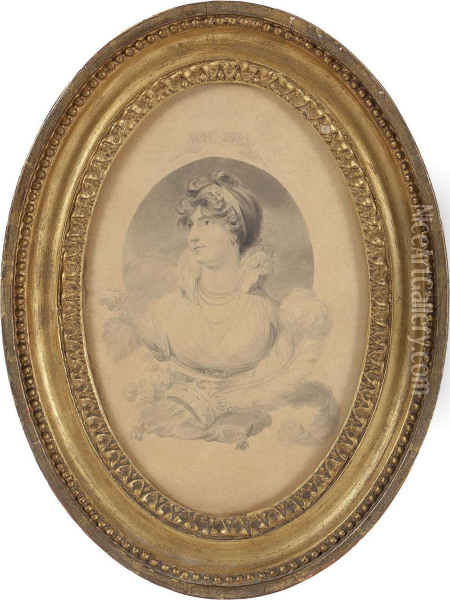 Caroline Amelia Elizabeth Of Brunswick, Later Queen Caroline Oil Painting - William Marshall Craig