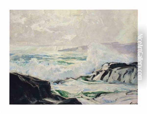 Sylvan Seas Oil Painting - Frederick Judd Waugh