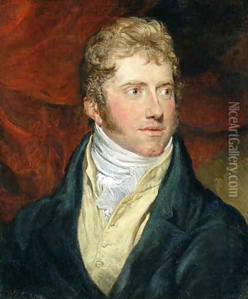A Young Man, 1815 Oil Painting - James Ward