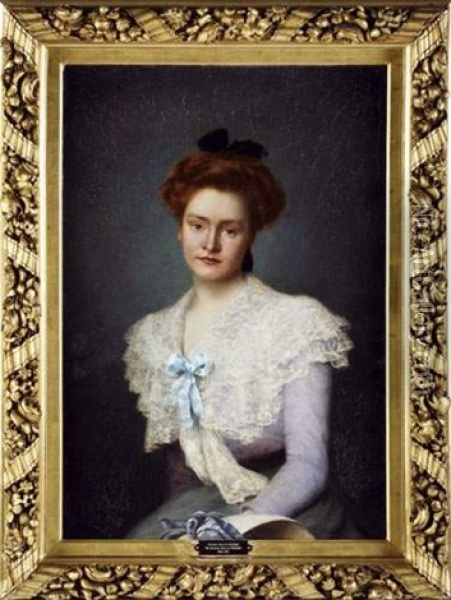 Diane De Polignac, Princesse Henri De Polignac Oil Painting - Jean Pierre Charles de Chabannes La Palice