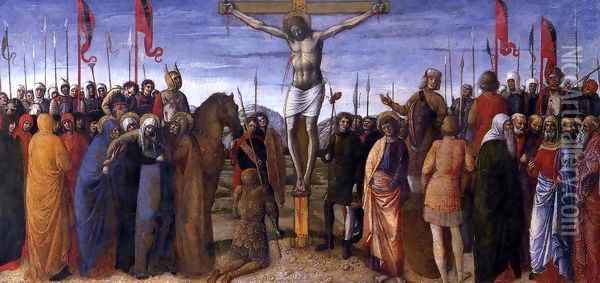 Crucifixion Oil Painting - Jacopo Bellini